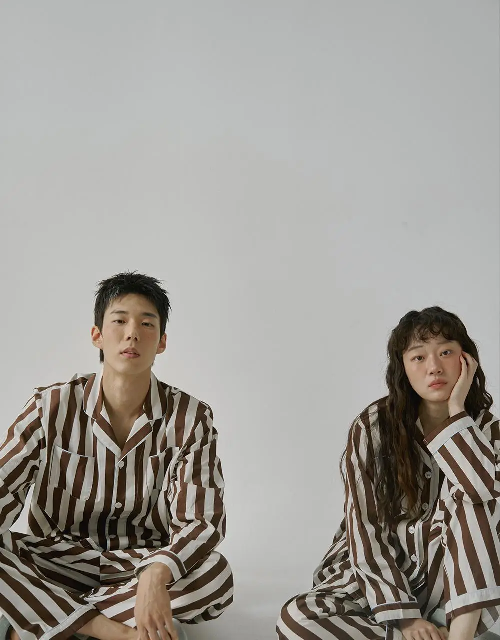 보웰 [BWTZ] (uni) 데이오프 고밀도 순면 100% 파자마세트 우디스트라이프 2종 상세페이지 25